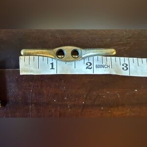 Package of 90+Antique Brass Cord Cleats 2.5"